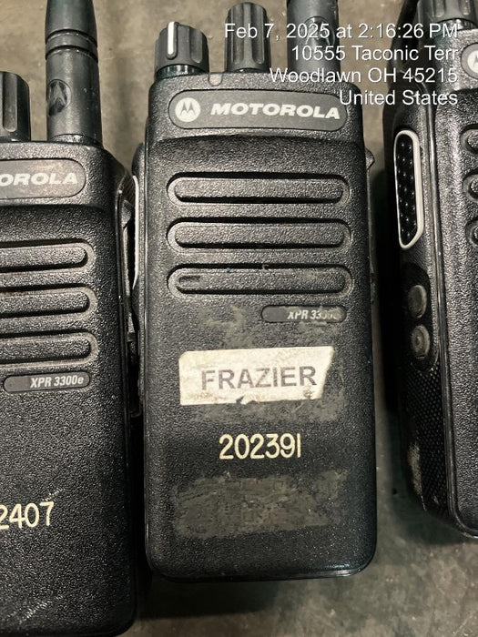 2021 MOTOROLA XPR3300E