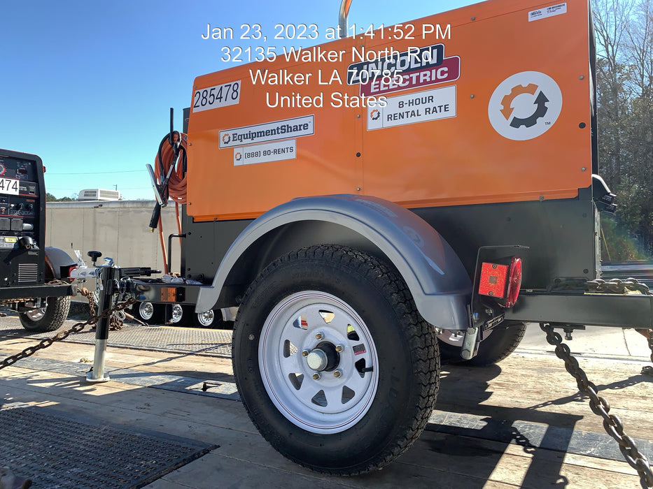 2022 Lincoln Electric LE400 Kubota V1505, Trlr, Cable Rack, Light Kit, ES Decals, T3