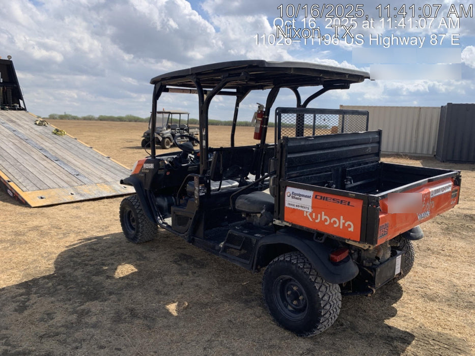 2022 Kubota RTV-X1140W-H Plastic Canopy, Windshield Acrylic Clear, LED Strobe Light, Wire Harness Kit, Back up Alarm