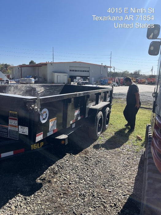 2024 BIG TEX TRAILER 16LP - 16' Bumper Pull Dump Trailer