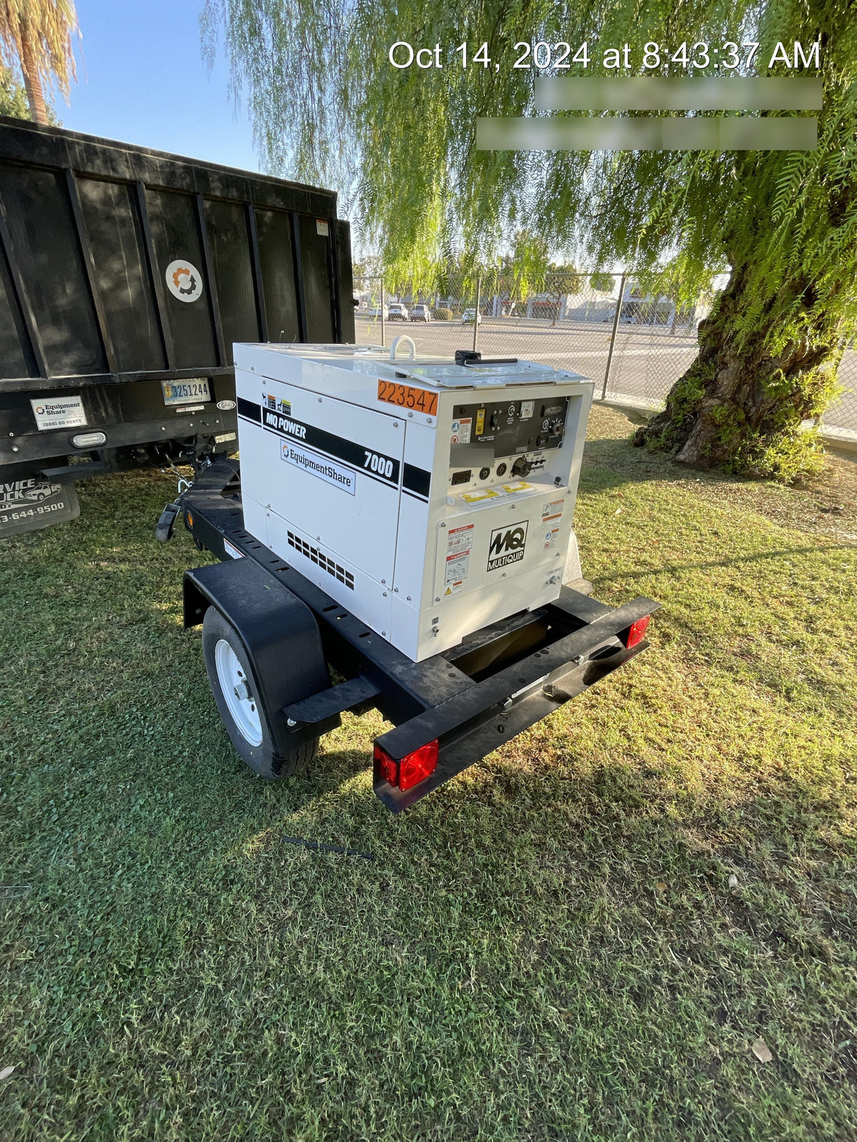 2022 Multiquip DA7000SSA3 Kubota Diesel, Trailer Mounted Package