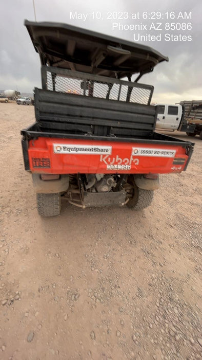 2022 Kubota RTV-X1140W-H Plastic Canopy, Windshield Acrylic Clear, LED Strobe Light, Wire Harness Kit, Back up Alarm