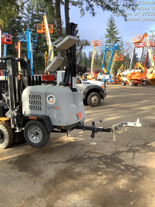 2019 Wacker Neuson LTV6K-LED Standard LED Towable Light Tower w/None