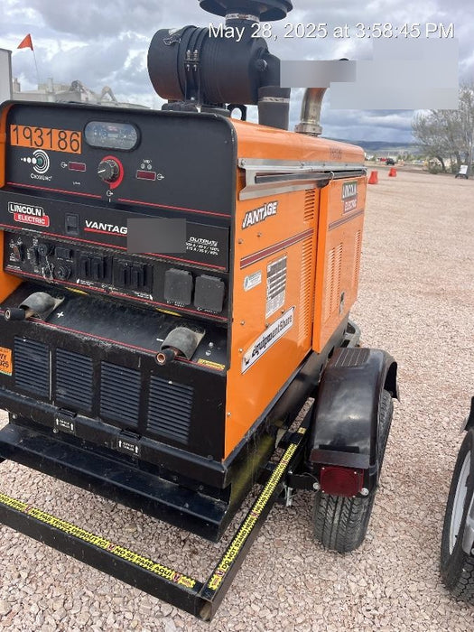 2021 Lincoln Electric Vantage 549X Ready Pak 3, ORANGE (includes trailer, cable rack, fender light kit)