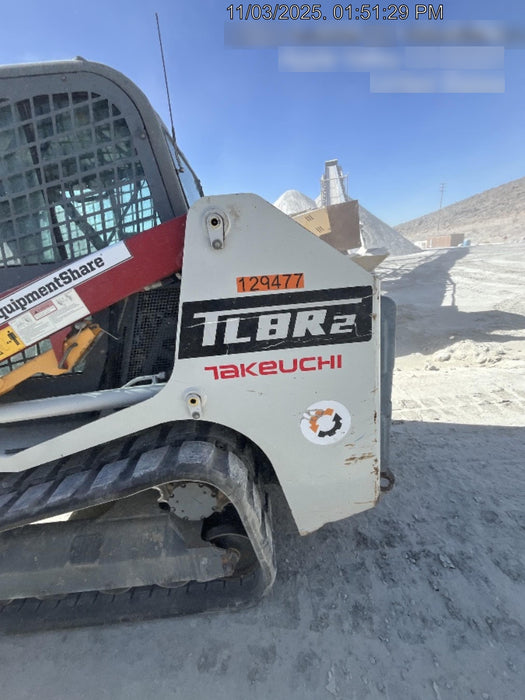 2020 Takeuchi TL8R2-CR Cab/Heat/Air, Hydraulic QC
