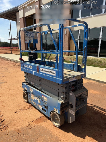 2019 Genie GS-1930 Fixed rails with chain Entry