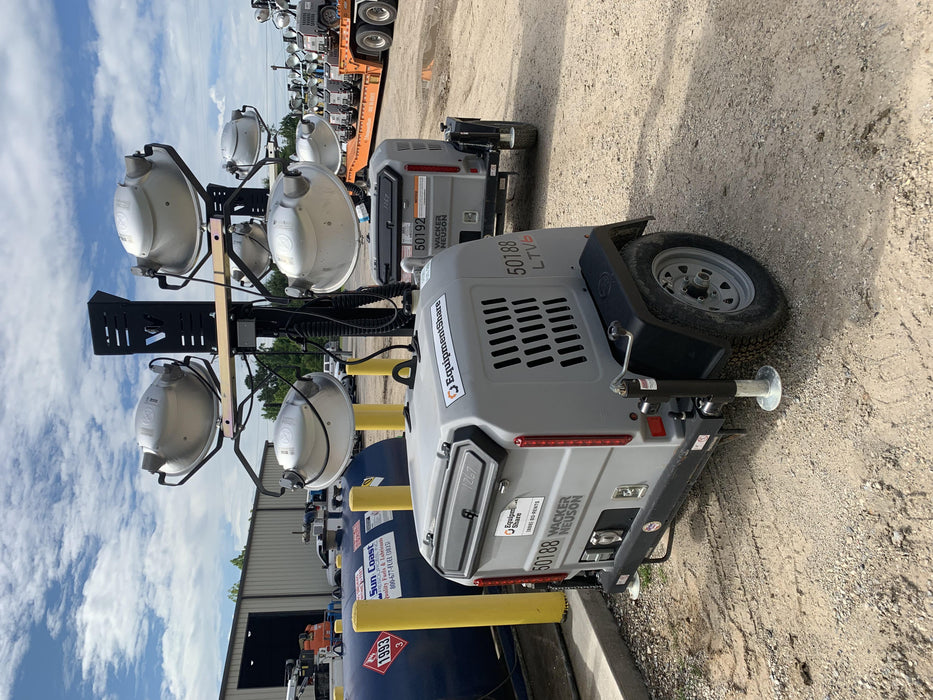 2019 Wacker Neuson LTV6L-MH Mobile Light Tower w/Fuel Level Sensor Installed