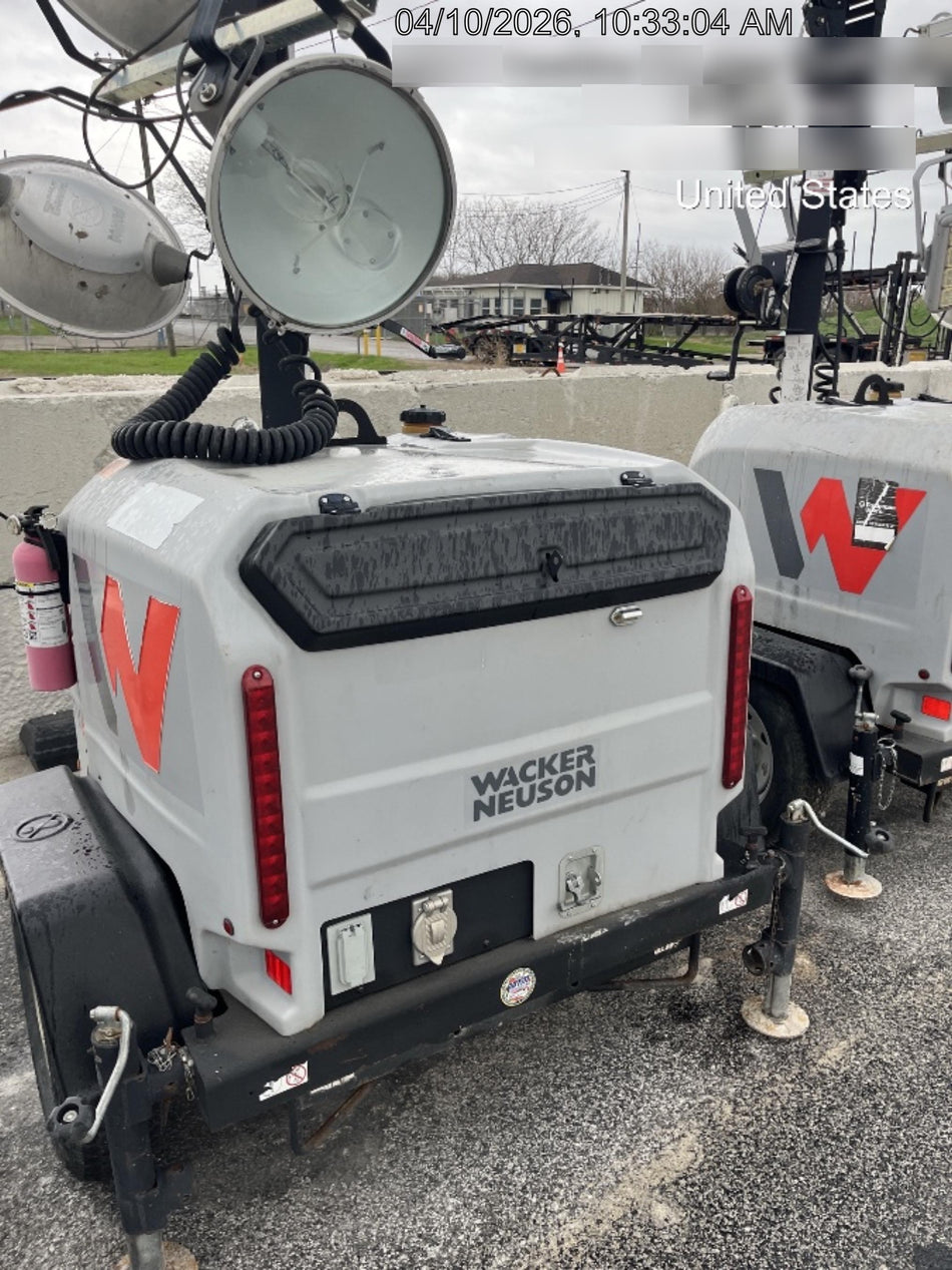 2019 Wacker Neuson LTV6L-MH Wacker Neuson LTV6L Mobile Light Tower w/Fuel Level Sensor Installed