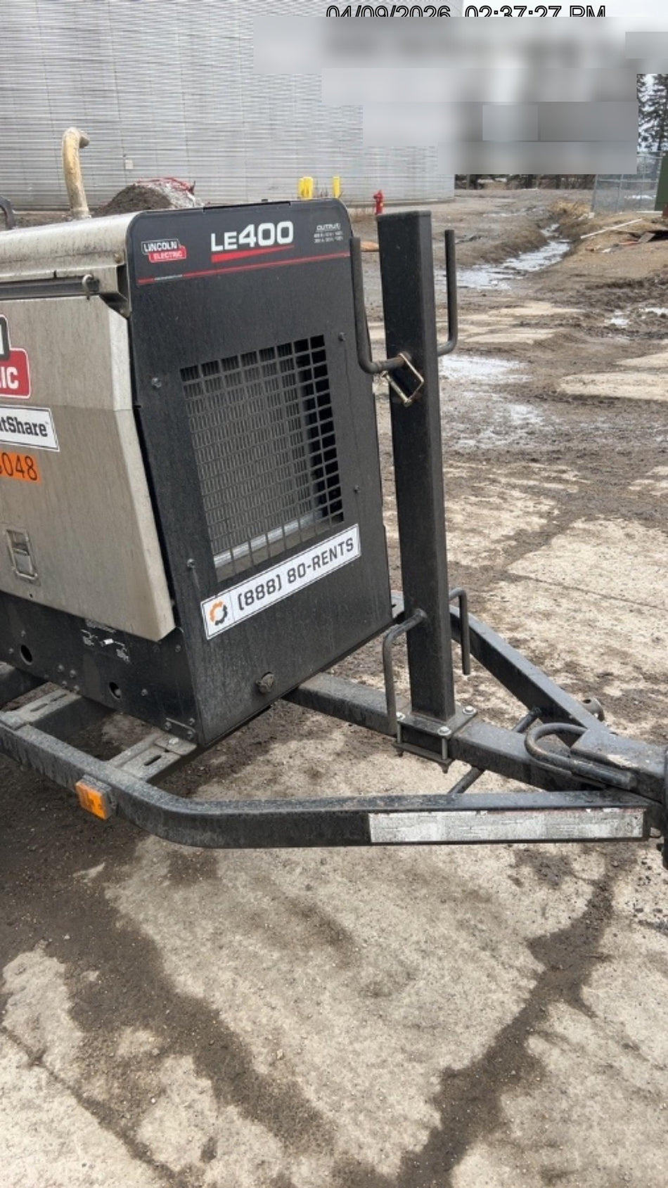 2024 Lincoln Electric LE400 Kubota V1505, Trlr, Cable Rack, Light Kit, ES Decals, T3