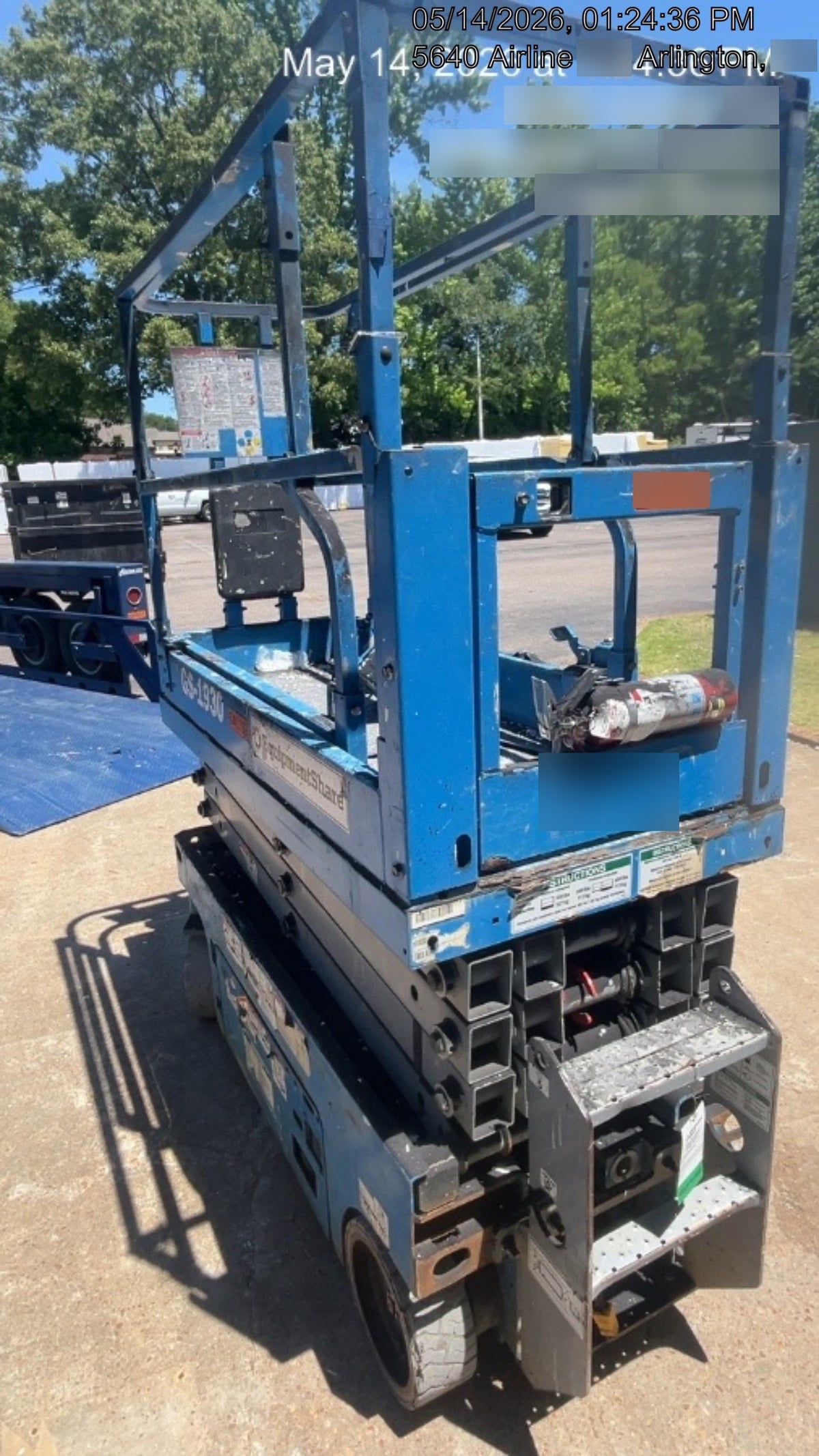 2020 Genie GS-1930 Solid Non Marking Tires, Beacon, Folding rails with half height swing gate