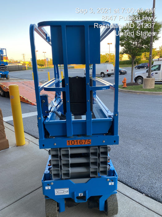 2020 Genie GS-1930 Fixed rails with chain entry gate - Pre A92.20