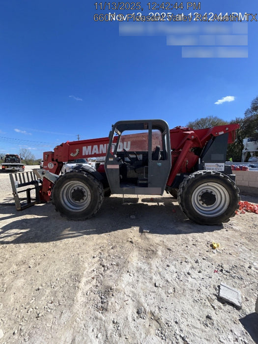2018 Manitou MTA10055 MTA10055 - 74 HP T4, Canopy, Worklights/Strobe, Beacon, 66" Carriage, 60" Forks, Solid Tires, Lift Hook, Aux Hydraulics
