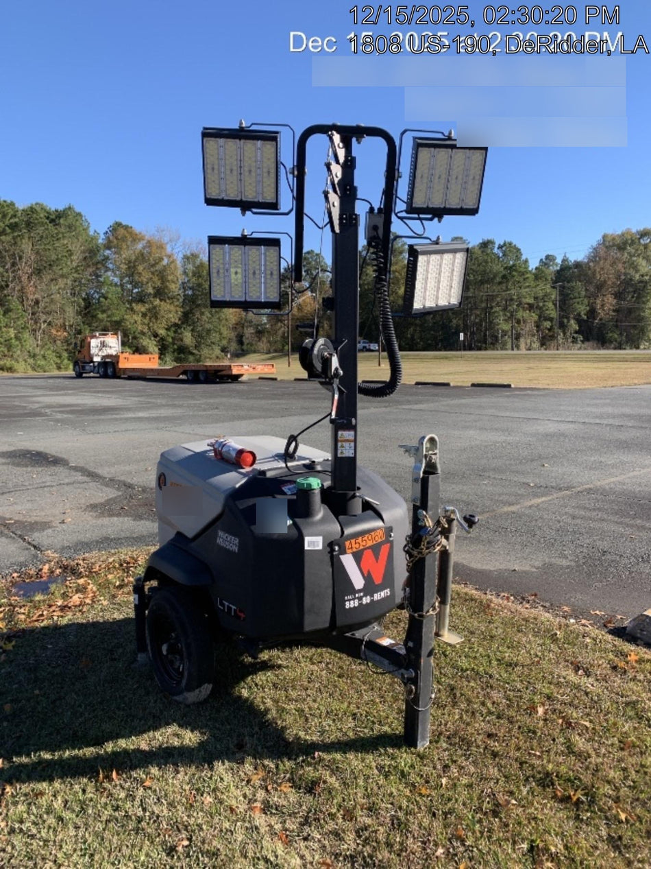 2024 Wacker Neuson LTT4 Diesel, Kohler KDW702, Deep Sea Controller, Auto Start, LED 320W, Bypass Outlet, T3