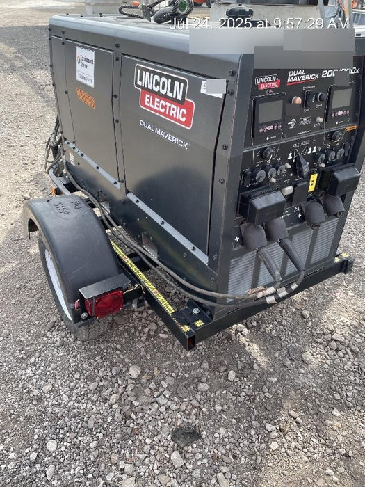 2024 Lincoln Electric Dual Maverick 200/200X Ready Pak 3, Includes Trailer, Cable Rack, Fender Light Kit K4382-1-RP3