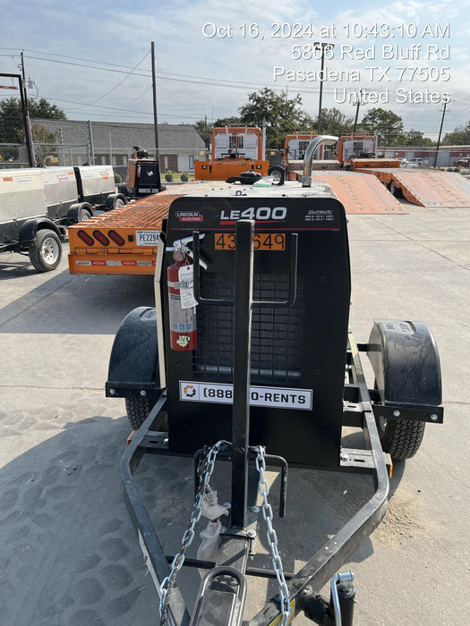 2024 Lincoln Electric LE400 Kubota V1505, Trlr, Cable Rack, Light Kit, ES Decals, T3