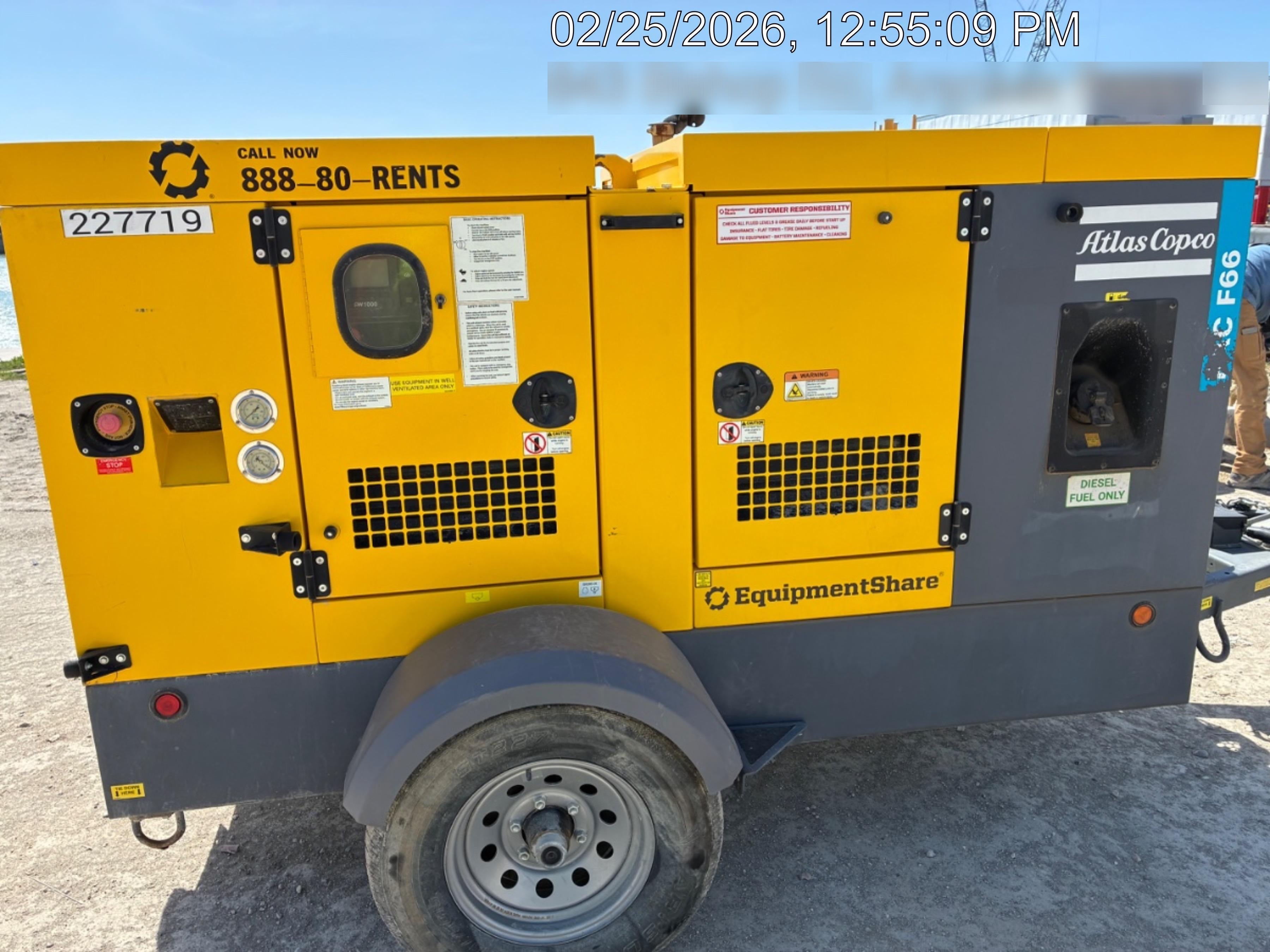 2022 ATLAS COPCO PAC F66 KD-S