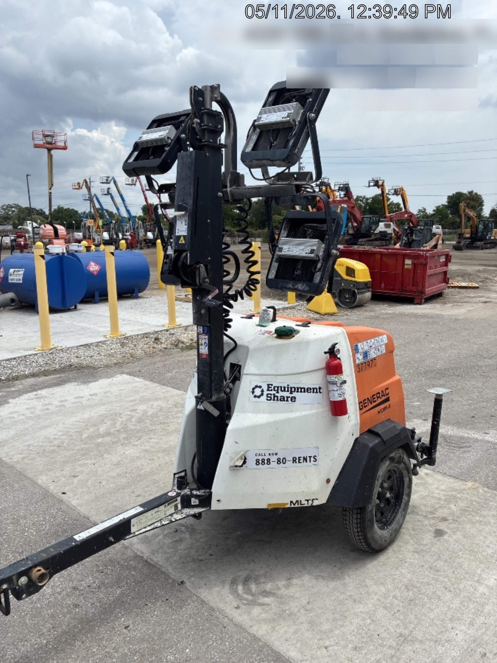 2023 Generac MLT2 Diesel, Flex Switch 120V Input, Powerzone Controller, 
(4) 320W LED Lights, 4kW Generator, 39.9 Gal Fuel Tank, 2" Ball, T3