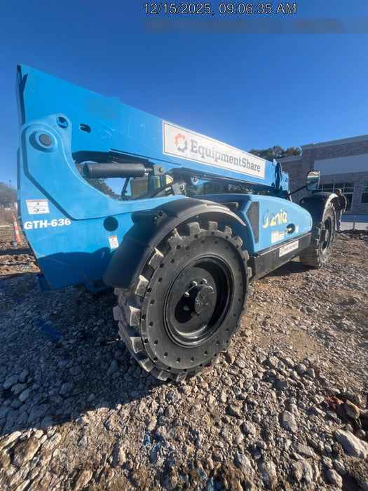 2019 Genie GTH-636 Genie GTH-636 w/Enclosed Cab w/HVAC, Work Lights, Solid Tires, Beacon, 48" Carriage and Forks