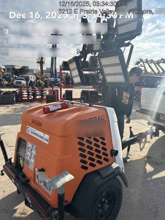 2024 Generac MLT2 Diesel, Flex Switch 120V Input, Powerzone Controller, 
(4) 320W LED Lights, 4kW Generator, 39.9 Gal Fuel Tank, 2" Ball, T3