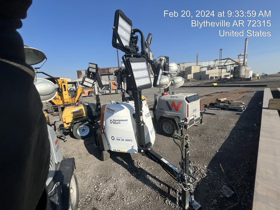 2023 Generac MLT2 Diesel, Flex Switch 120V Input, Powerzone Controller, (4) 320W LED Lights, 4kW Generator, 39.9 Gal Fuel Tank, 2" Ball, T3