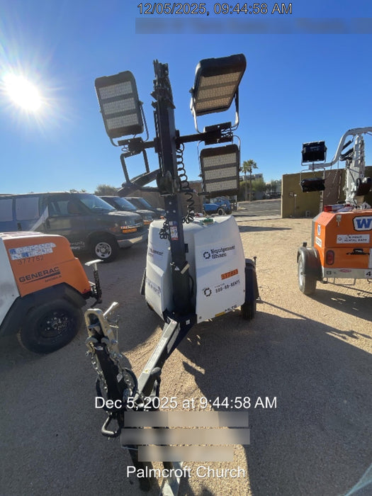 2023 Generac MLT2 Diesel, Flex Switch 120V Input, Powerzone Controller, 
(4) 320W LED Lights, 4kW Generator, 39.9 Gal Fuel Tank, 2" Ball, T3