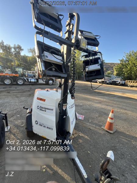 2023 Generac MLT2 Diesel, Flex Switch 120V Input, Powerzone Controller, (4) 320W LED Lights, 4kW Generator, 39.9 Gal Fuel Tank, 2" Ball, T3