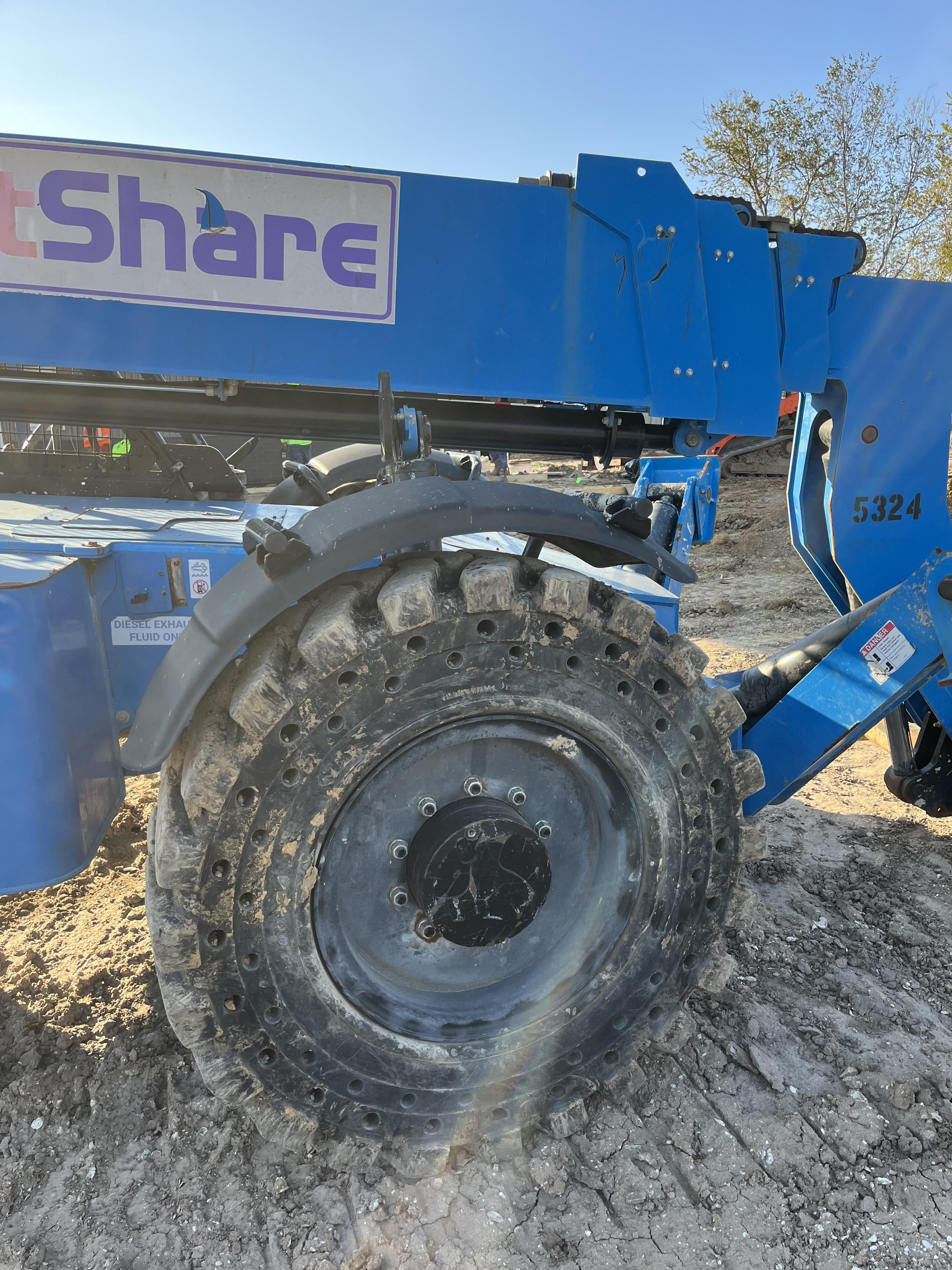 2017 Genie GTH-1056 Genie GTH1056, Solid Tires, 60" carriage, Open ROPS