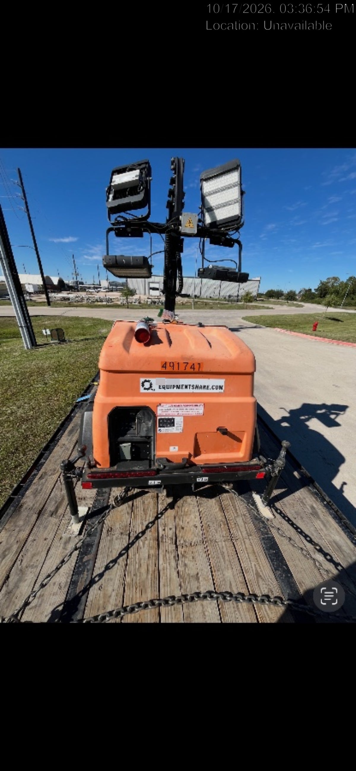 2025 Generac MLTS-4 Diesel, Mitsubishi L2E, 7.1 hp @1800 rpm, Flex Switch 120V Input, Powerzone Controller, (4) 320W LED Lights, 4kW Generator, 39.9 Gal Fuel Tank, 2" Ball, ES Decals