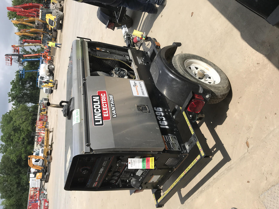2018 Lincoln Electric Vantage 322 Lincoln Vantage 322 Welder Ready Pak 3 - Vantage 322, Trailer, Fender and light kit, Cable rack
