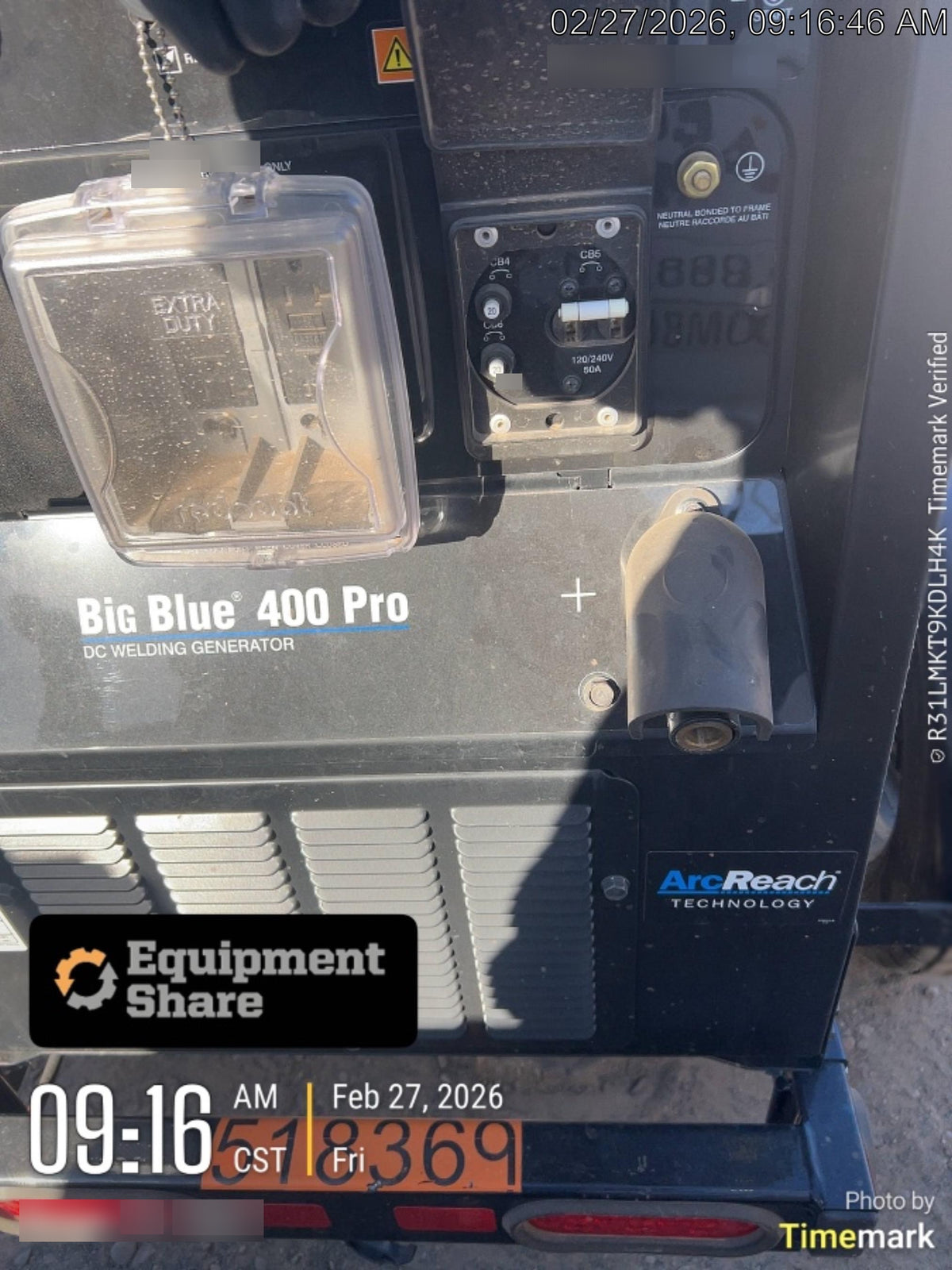 2025 MILLER ELECTRIC BIG BLUE 400