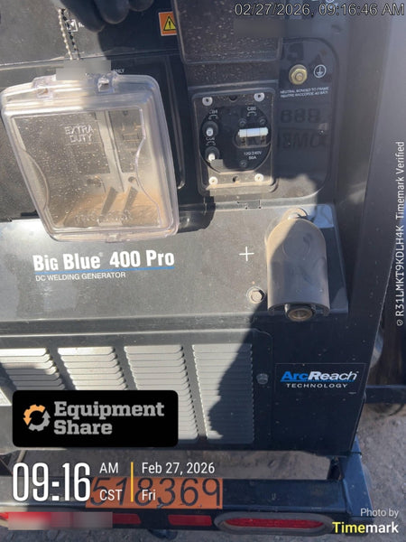 2025 MILLER ELECTRIC BIG BLUE 400