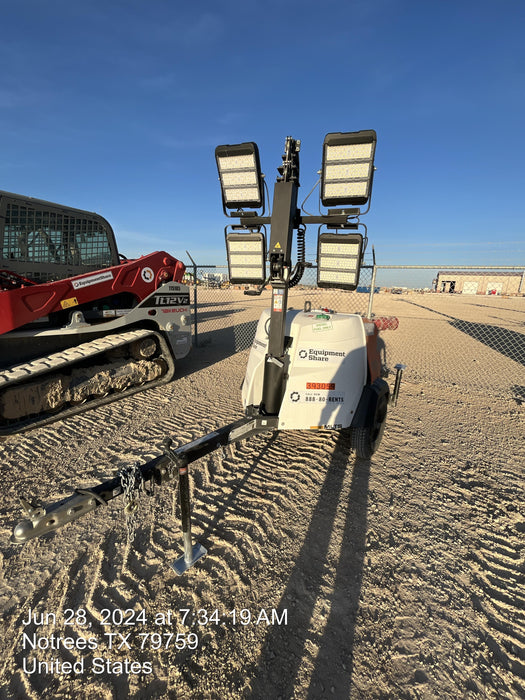 2024 Generac MLT2 Diesel, Flex Switch 120V Input, Powerzone Controller, 
(4) 320W LED Lights, 4kW Generator, 39.9 Gal Fuel Tank, 2" Ball, T3