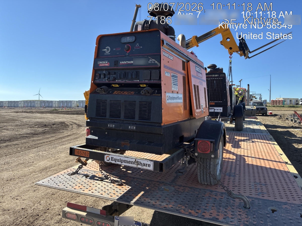 2021 Lincoln Electric Vantage 549X Ready Pak 3, ORANGE (includes trailer, cable rack, fender light kit)