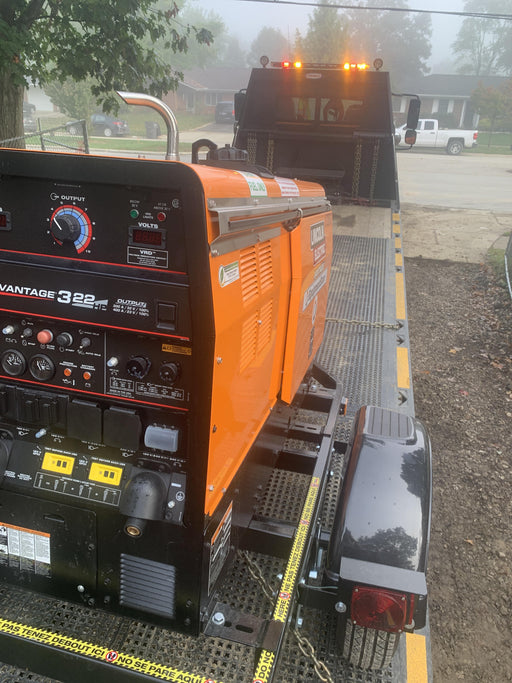 2021 Lincoln Electric Vantage 322 Vantage 322 Ready Pak 3 w/ Decals, ORANGE (includes trailer, cable rack, fender light kit) NO Telematics