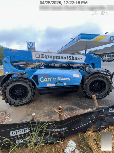 2018 Genie GTH-636 Genie GTH-636 w/Open ROPS, Solid Tires, beacon/work lights, 48" carriage/forks