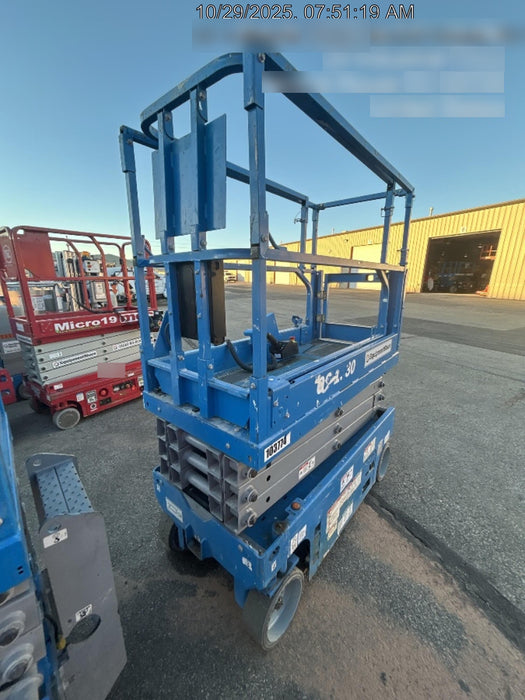 2020 Genie GS-1930 Solid Non Marking Tires, Beacon, Folding rails with half height swing gate, 800W Inverter