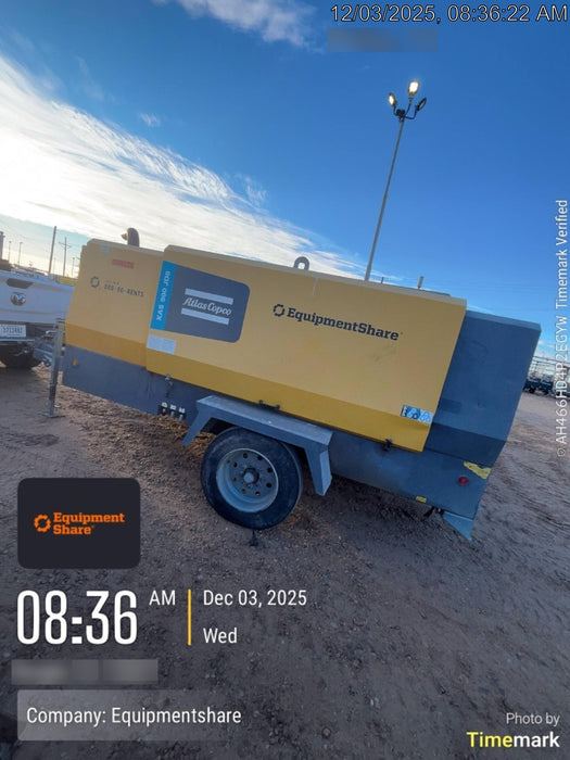 2021 ATLAS COPCO XAS 900
