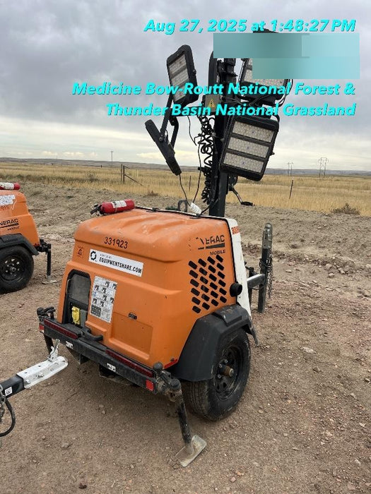 2023 Generac MLT2 Diesel, Flex Switch 120V Input, Powerzone Controller, (4) 320W LED Lights, 4kW Generator, 39.9 Gal Fuel Tank, 2" Ball, T3