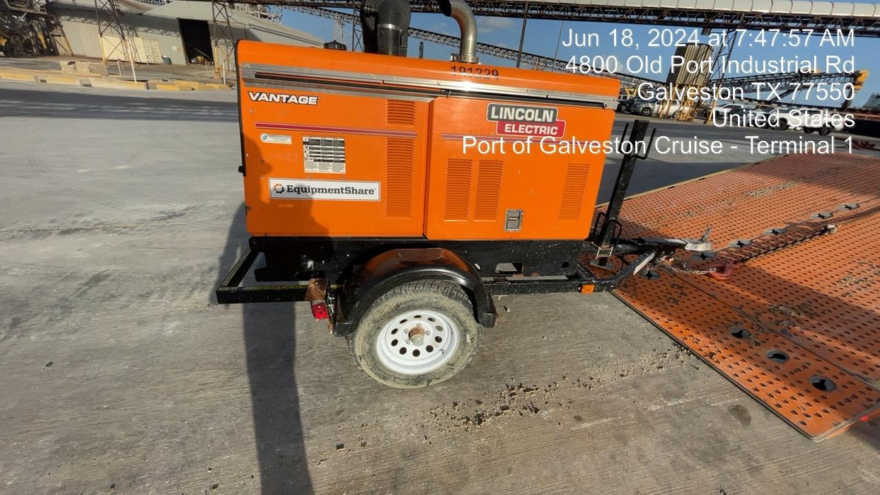 2021 Lincoln Electric Vantage 549X Ready Pak 3, ORANGE (includes trailer, cable rack, fender light kit)