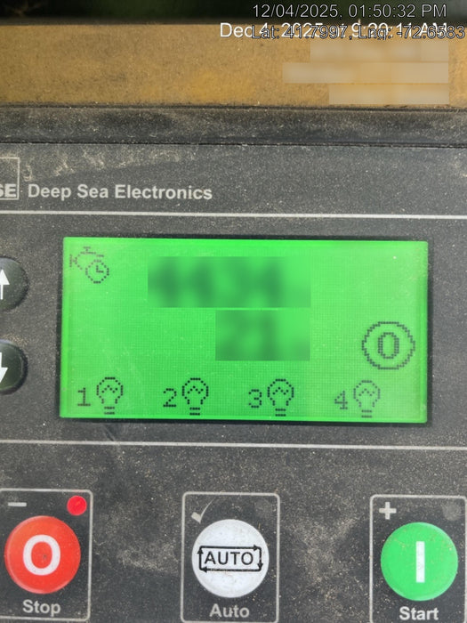 Allmand NLV3GR (4) LED Light Fixture 350W, 23' Vertical Mast, 3kW Prime, Towable, Deep Sea L401, Leveling Jacks, Yanmar T4F 5.8hp