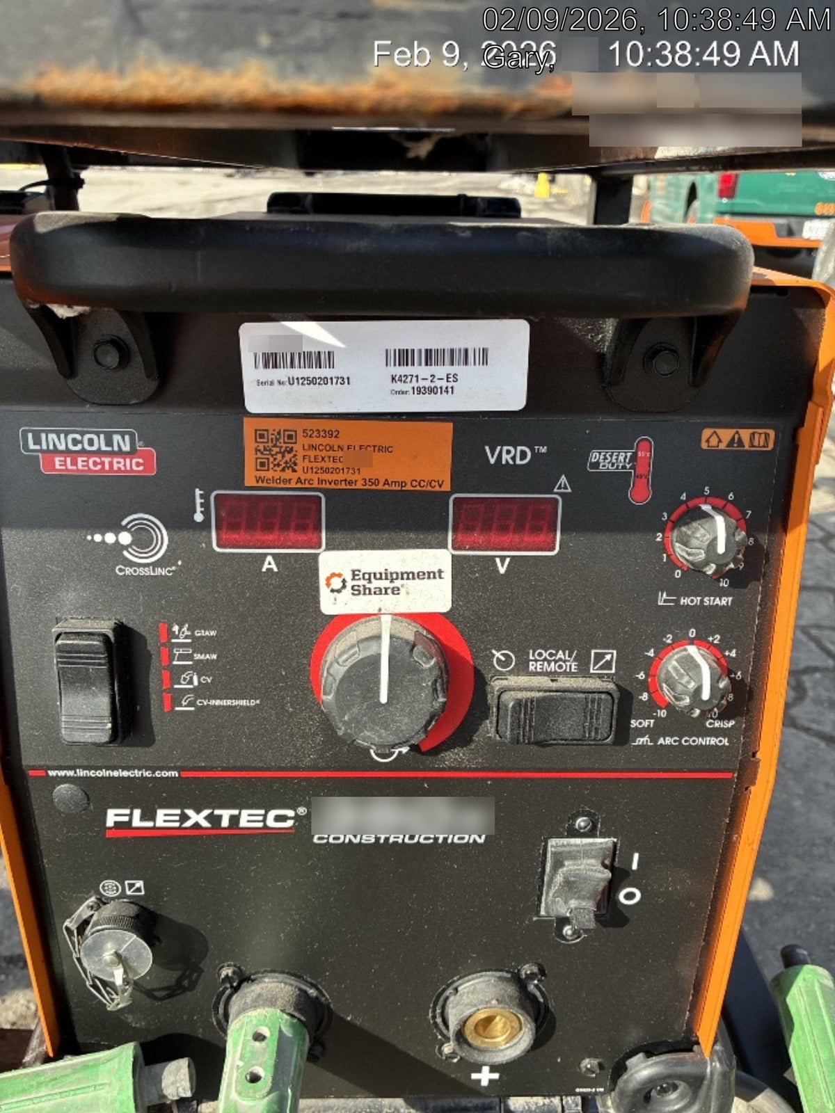 2025 LINCOLN ELECTRIC FLEXTEC 350X