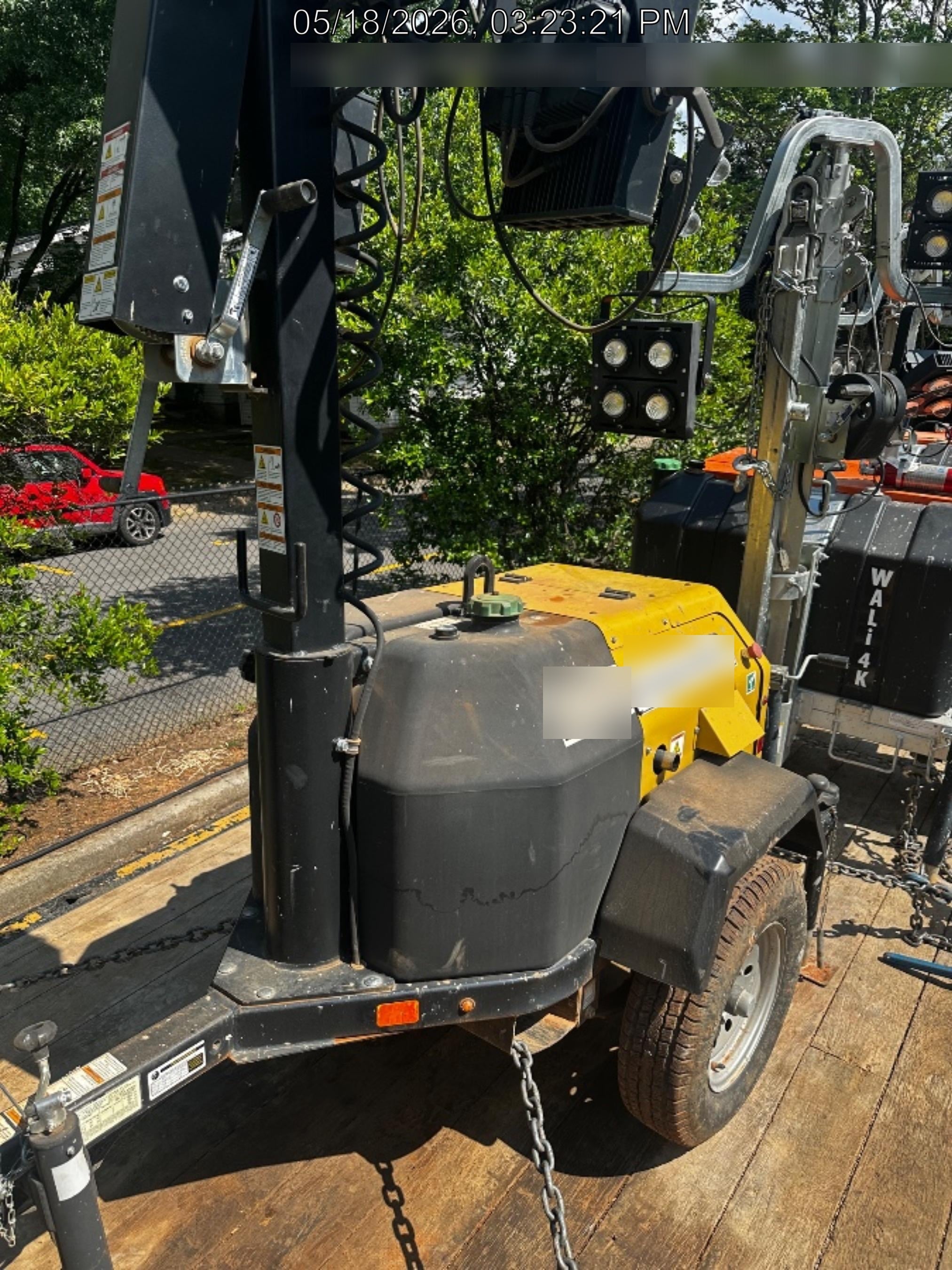 2025 Wanco WLTT-4MM4K Diesel, Mitsubishi L2E, 9.0HP @1800 rpm, Deep Sea Controller, Shore Power Plug, Auto Start, (4) 350W LED Floodlights, 4kW Generator, 60 Gal Fuel Tank, 2" Ball, T3