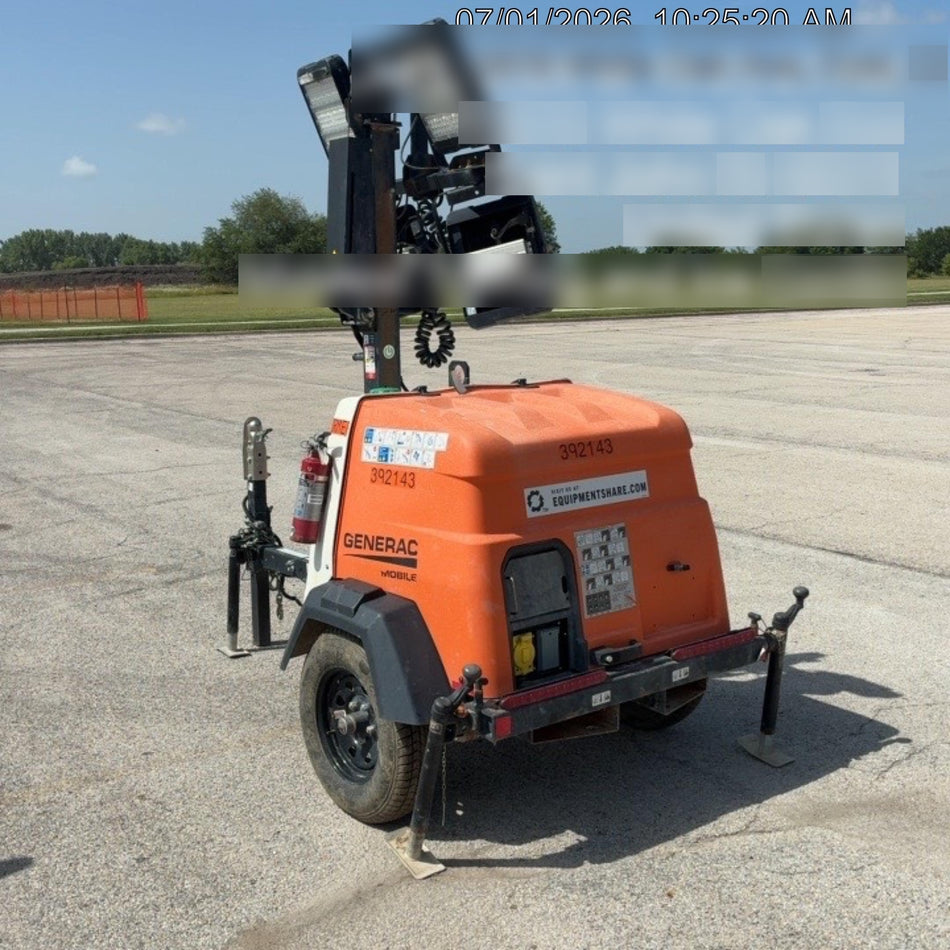 2024 Generac MLT2 Diesel, Flex Switch 120V Input, Powerzone Controller, 
(4) 320W LED Lights, 4kW Generator, 39.9 Gal Fuel Tank, 2" Ball, T3