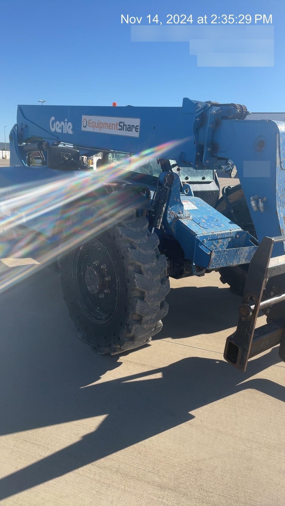 2018 Genie GTH-636 Genie GTH-636 w/Enclosed Cab w/HVAC, Work Lights, Solid Tires, Beacon, 48" Carriage and Forks