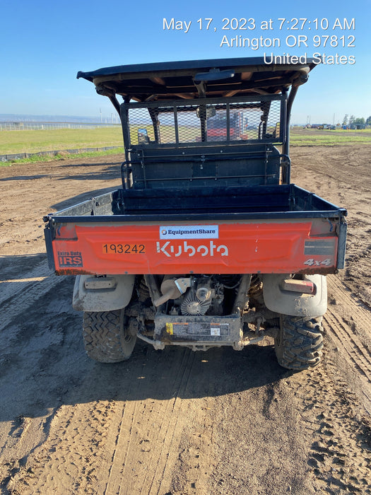 2021 Kubota RTV-X1140W-H Plastic Canopy, Windshield Acrylic Clear, LED Strobe Light, Wire Harness Kit, Back up Alarm