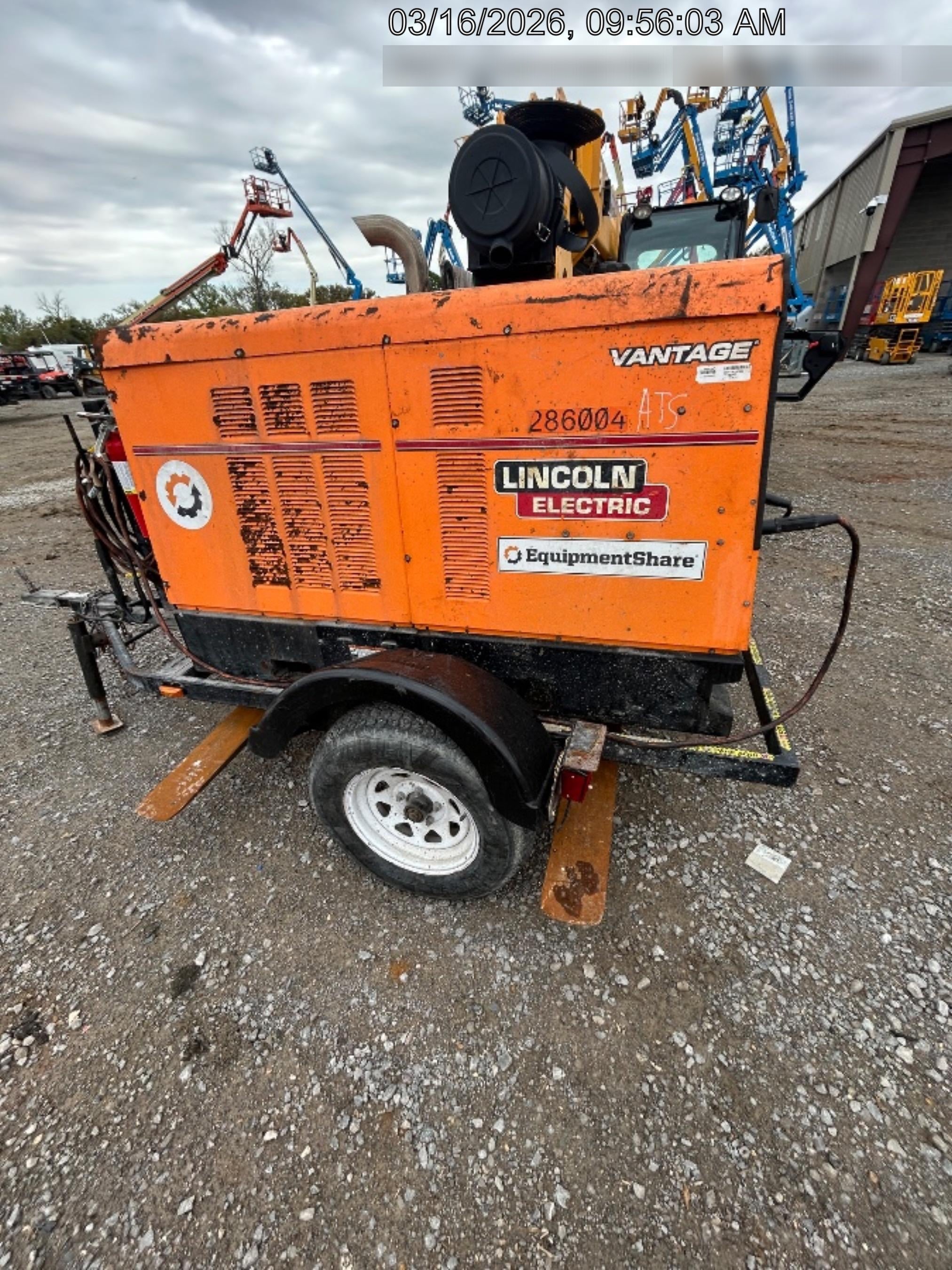 2022 Lincoln Electric Vantage 549X Crosslink Technology, Trailer Mounted, ES Decals, T3