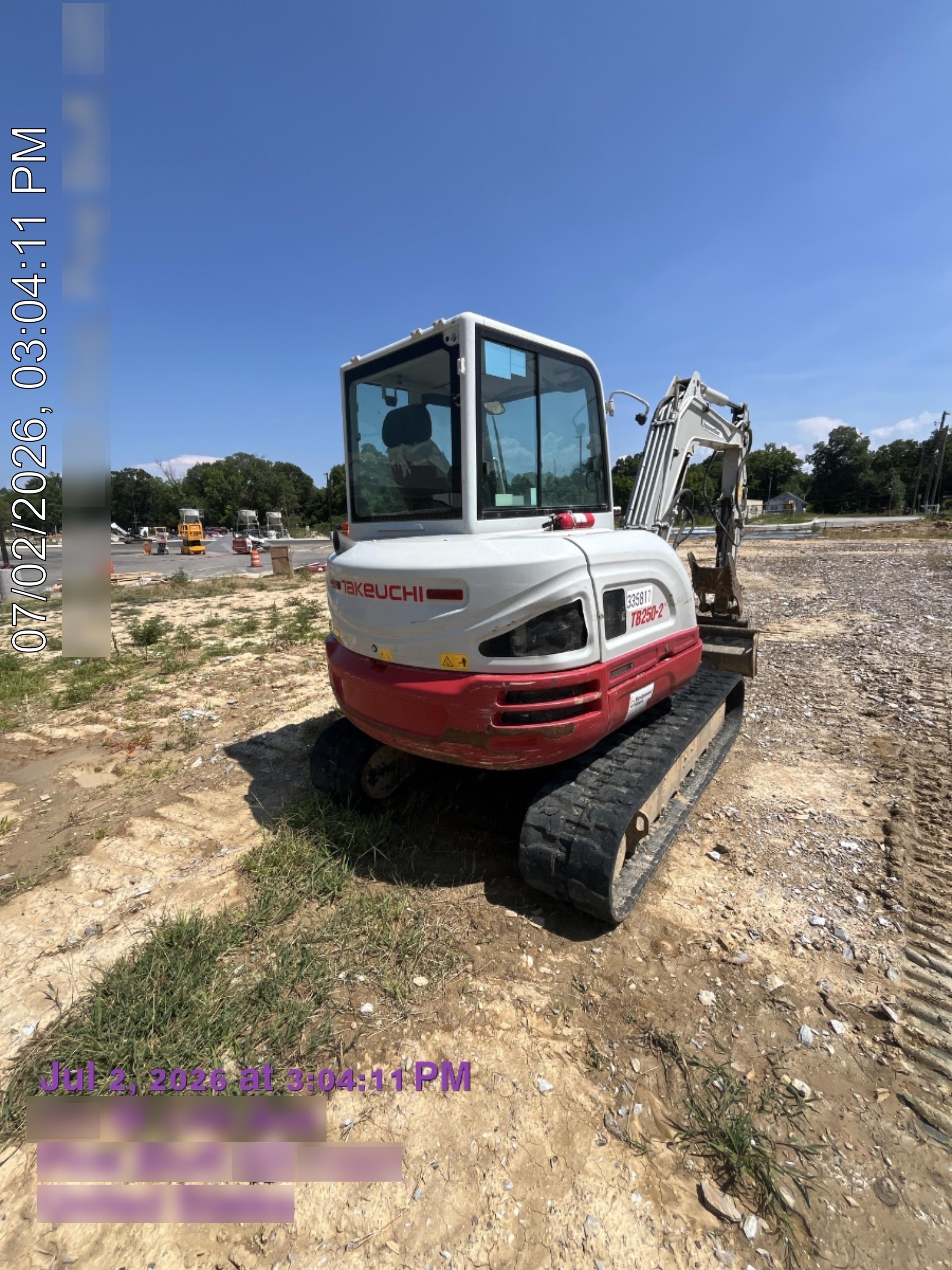 2023 TAKEUCHI TB250-2CR