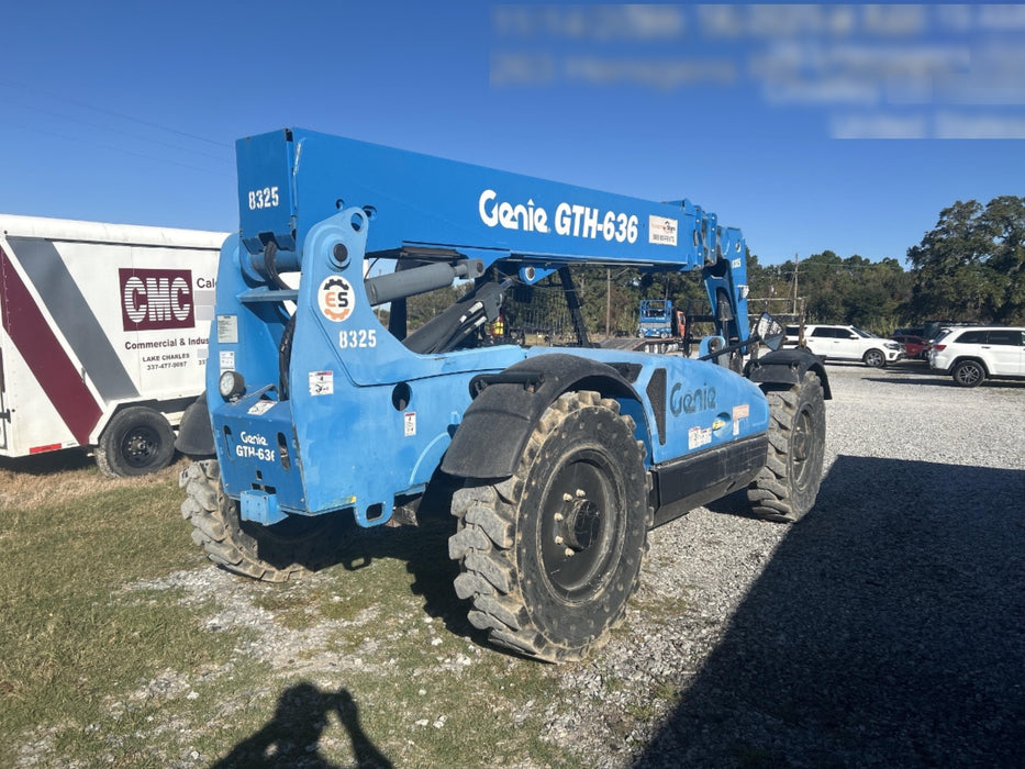 2018 Genie GTH-636 Genie GTH-636 w/Open ROPS, Solid Tires, Work Light/Beacon, 48" Carriage and Forks