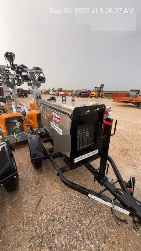 2019 Lincoln Electric Vantage 322 Ready-Pak 3, Two Wheel Trailer, Fender and Light Kit, Cable Rack