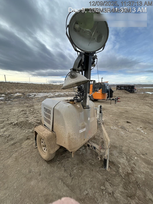 2019 Wacker Neuson LTV6L-MH Mobile Light Tower w/Fuel Level Sensor Installed